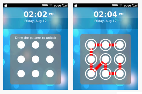 Pattern Lock, bloqueo táctil para el Blackberry Torch Pattern Lock, bloqueo táctil para el Blackberry Torch