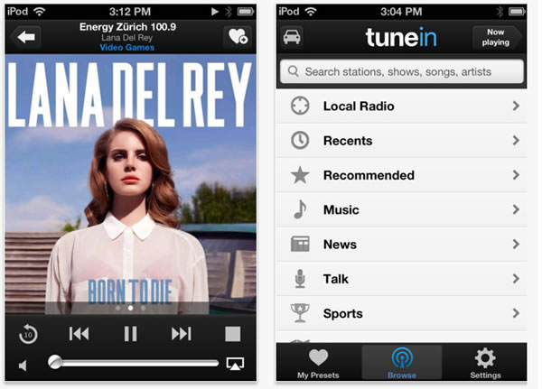 Escucha la radio en tu iPhone de forma gratis con TuneIn Radio