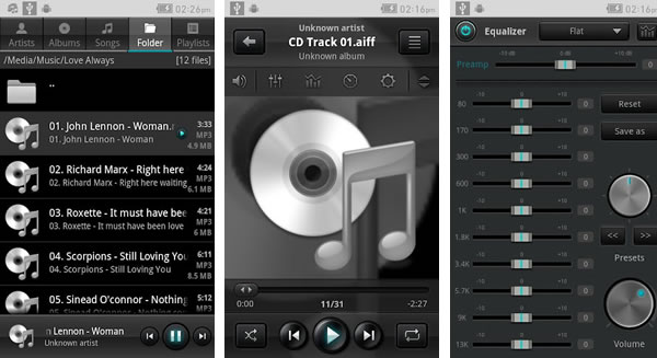 JetAudio llega a Android, completo reproductor de música para Android 