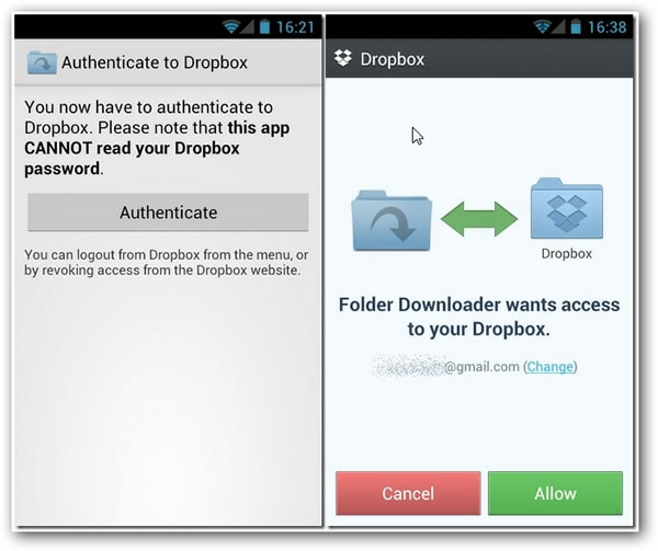 Descargar carpetas completas de Dropbox con Folder Downloader