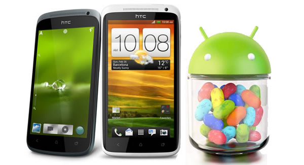 Android Jelly Bean disponible para los HTC One X, One S y One XL