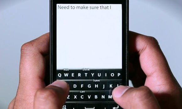 RIM patenta la predicción de escritura en el teclado de su blackberry 10