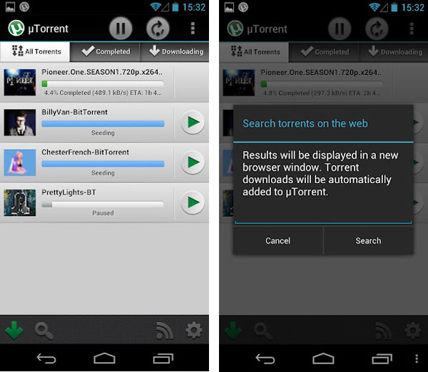 uTorrent para Android uTorrent para Android