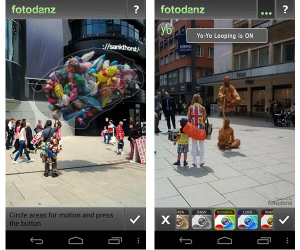 Fotodanz: Crea divertidas animaciones con la cámara de tu Android Fotodanz: Crea divertidas animaciones con la cámara de tu Android