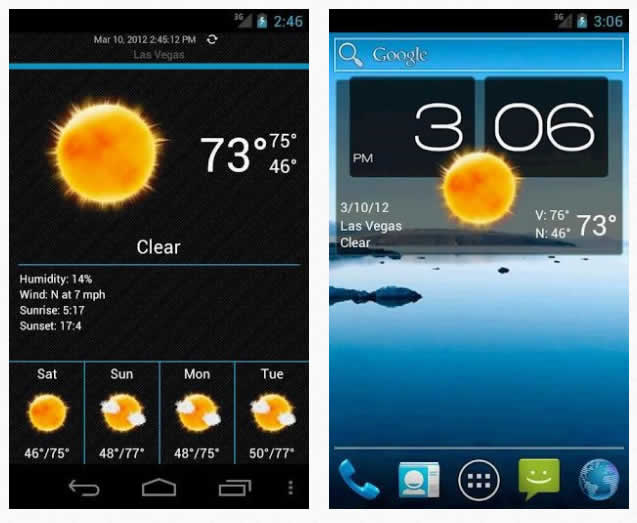 Weatherlove, una aplicación meteorológica para conocer el tiempo en tu ciudad